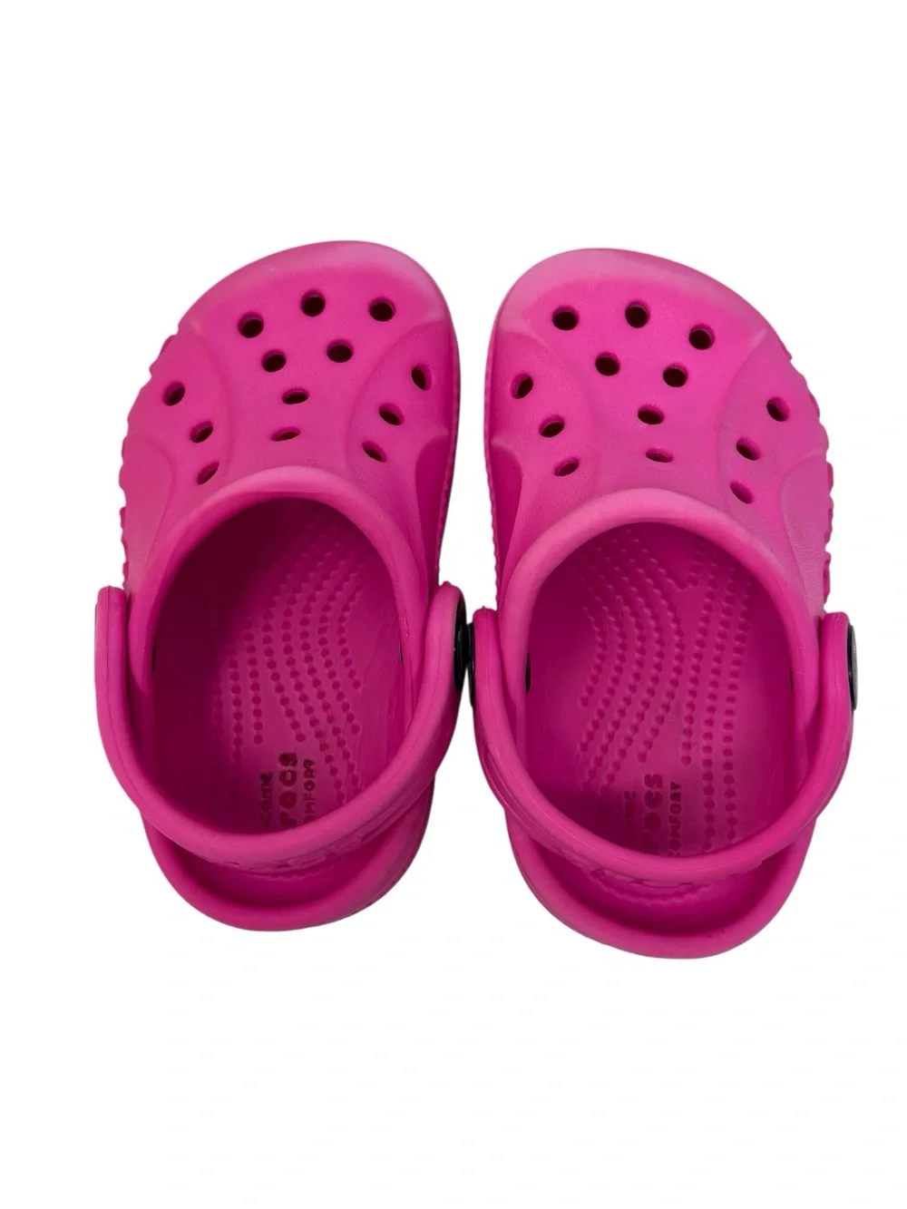 Crocs classic slip on clog/ sandals child/toddler size 4 in hot pink